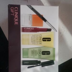 Clinique Gift Set with Red, Yellow, Green, and Black Shades